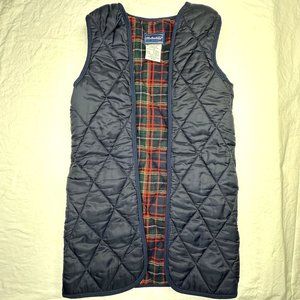 Rothschild Lined Vest Size Large Black Excellent‎ Condition!